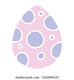 hueso de Pascua dibujado a mano