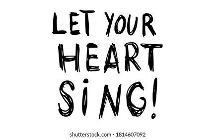 Cita hecha a mano sobre el amor. Texto manuscrito aislado en fondo blanco. Composición de las letras para la tarjeta de saludo o afiche del día de San Valentín