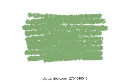 Hand drawn quote box in a crayon rectangle sketch with frame highlight effect. Scribble textbox for message, chalk style background in green, graphic element for creative display.
