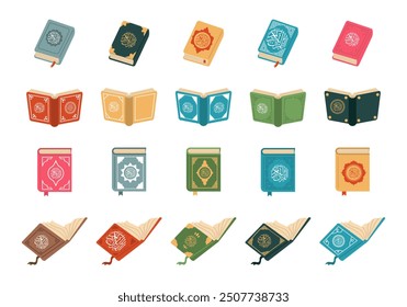 Hand Drawn Quran Illustration Element Set