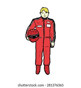 hand drawn racer
