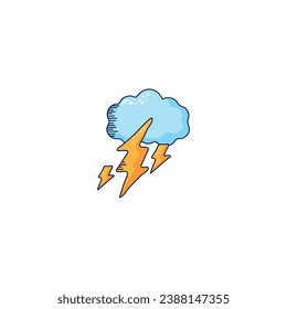 hand drawn rainy weather vector set temperature