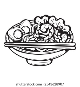 Hand Drawn Ramen Illustration - 05