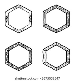 Hand Drawn Random Style Frame Set Best For Your Next Project