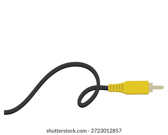 Dibujado a mano RCA Cable Ilustración