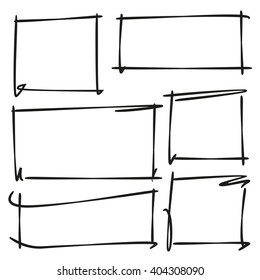 A typical storyboard template, with a rectangle for the sketches, lines...  | Download Scientific Diagram