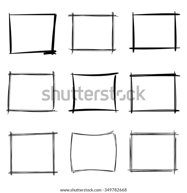 sketch rectangle outline sketch rectangle outline