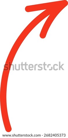 Hand drawn red arrow icon. up left right down arrows. Cross mark, circle, square, check mark icon design collection for business and education vector design element.