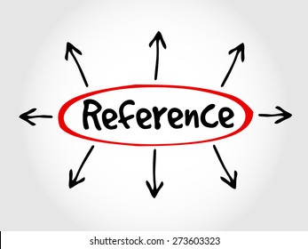 Hand drawn Reference, business concept