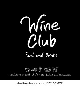 
Hand drawn restaurant poster  / food menu illustrations - vector
