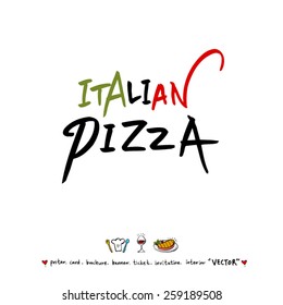Hand drawn restaurant poster illustrations - vector