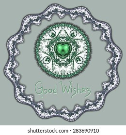 Hand drawn retro design for greeting cards, invitations, etc.