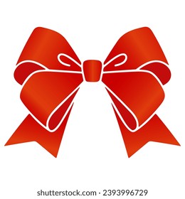 Hand drawn ribbon Icon Vector