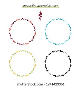 hand drawn ring frame set