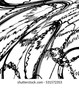 Hand drawn Rings Background for your design. EPS10 vector.