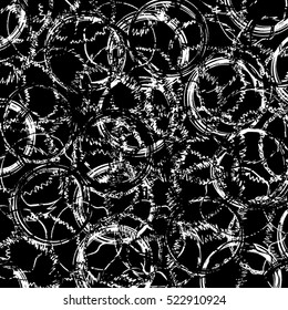 Hand drawn Rings Set for your design. EPS10 vector.