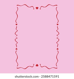Hand drawn rococo style EPS frame