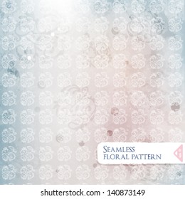 Hand Drawn Romantic Ornamental  abstract colorful grunge background