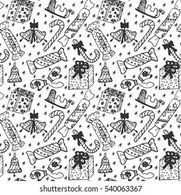 Hand drawn rooster seamless pattern, symbol of 2017 on the Chinese calendar. Cock vector zentangle bacground for wrapping paper, web pages, wallpapers, textile
