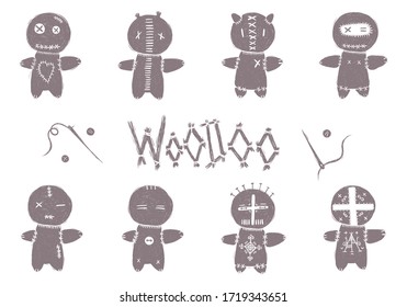 Hand drawn Rope Voodoo Doll