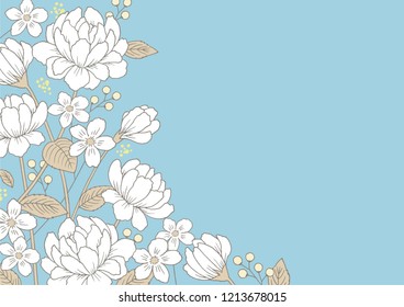 hand drawn roses