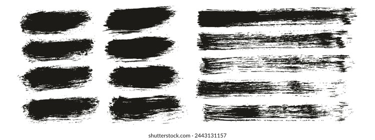 Hand Drawn Round Brush Thin Short Background And Straight Lines Mix Artist Brush High Detail Abstract Vector Background Mix Set 