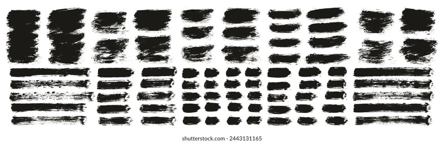 Hand Drawn Round Brush Thin Short Background And Straight Lines Mix Artist Brush High Detail Abstract Vector Background MEGA Mix Set 