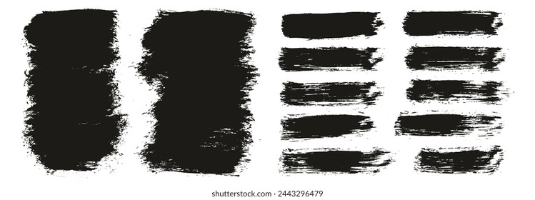 Hand Drawn Round Brush Thin Short Background And Straight Lines Mix Artist Brush High Detail Abstract Vector Background Mix Set 