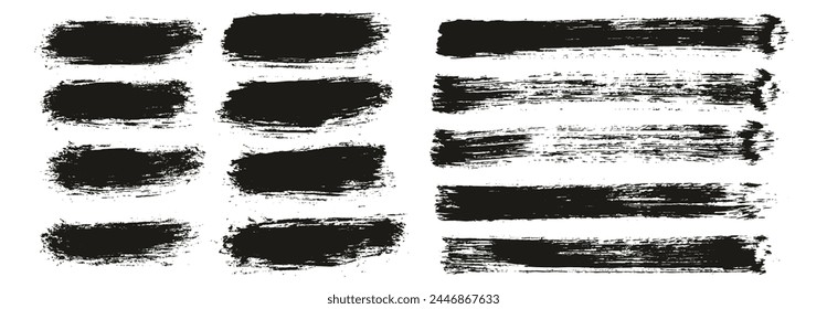 Hand Drawn Round Brush Thin Short Background And Straight Lines Mix Artist Brush High Detail Abstract Vector Background Mix Set 