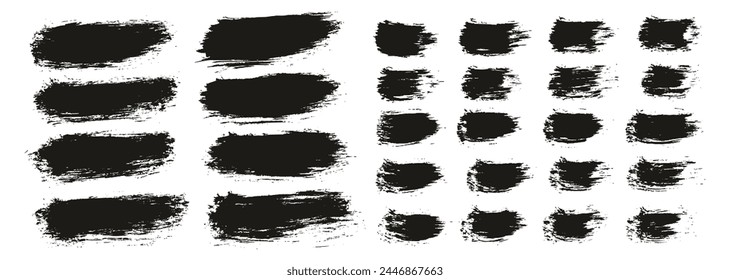 Hand Drawn Round Brush Thin Short Background And Straight Lines Mix Artist Brush High Detail Abstract Vector Background Mix Set 