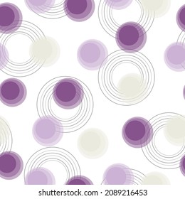 Hand drawn round shaped texture. Print for textile, wallpaper, wrapping paper. White Vector Spot Birthday.