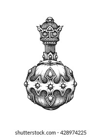 Hand drawn royal globus cruciger. Vector illustration