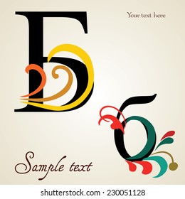 Hand Drawn Russian Vintage Alphabet
