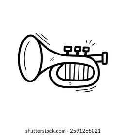 Hand Drawn Sail Boat Illustration. Doodle Vector. Isolated on White Background - EPS 10 Vector