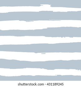 Hand drawn sailor stripes vector pattern