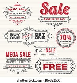 Hand Drawn Sale Banners