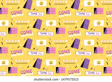 hand drawn sales promotion pattern background