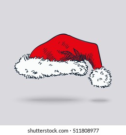 Aislado Santa hat
