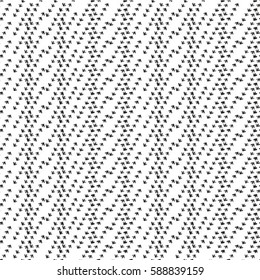 Hand drawn Scandinavian trend seamless pattern - black arrow

