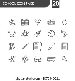 Hand Drawn School Icon Pack