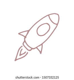 hand drawn school tools icon vector