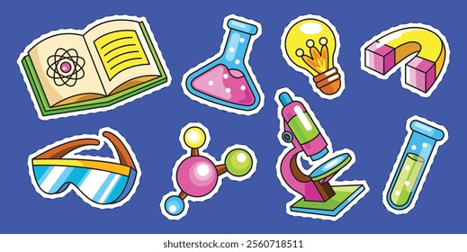 Hand drawn science and chemistry element illustration