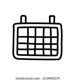hand drawn score board icon illustration
