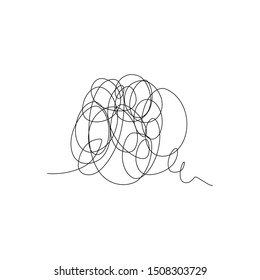 Hand drawn scrawl sketch. Abstract scribble,New Brush Pencil Line,white background