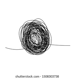Hand drawn scrawl sketch. Abstract scribble,New Brush Pencil Line,white background