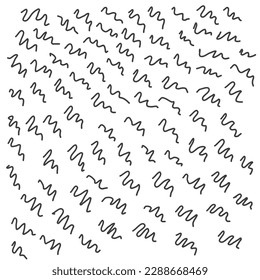 Hand drawn scrawl sketch. Freehand vector line drawing. Scribble texture vector abstract scribbles, chaos doodles. Vector pattern.