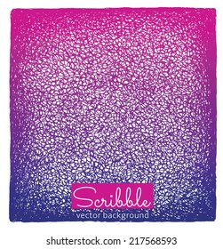Hand Drawn Scribble background, vector design element