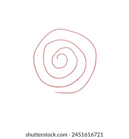 Hand drawn scribble circles template 