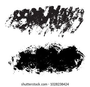 Hand drawn scribble design elements.Vector grunge brushes.