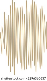 Handgezeichnete Schreib-Doodle-Skizze Stift Kunstdesign Umrisslinie